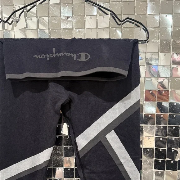 Champion Black and Gray Leggings - Picture 2 of 3